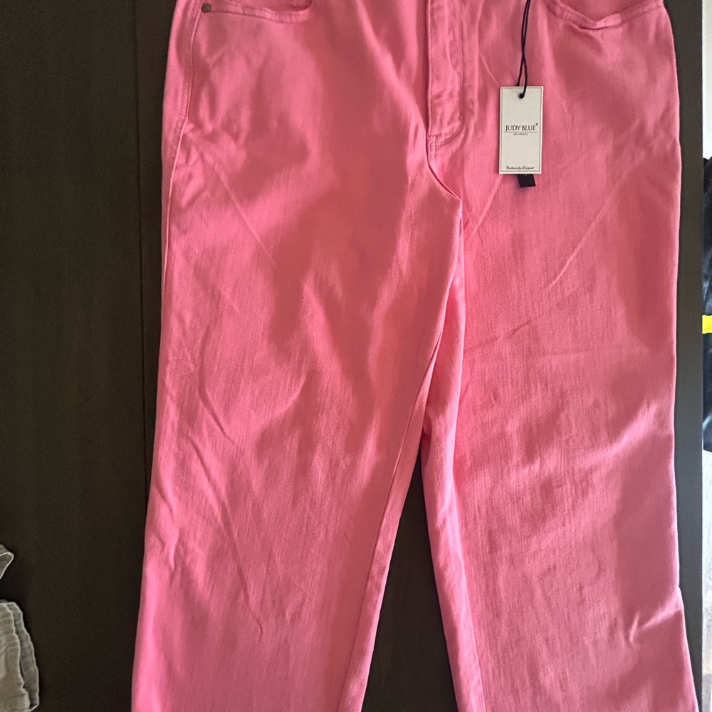 NWT Judy Blue Cropped Wide leg - Picture 2 of 6